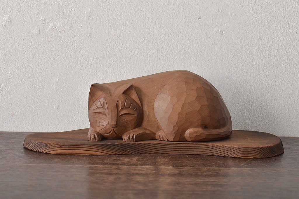 公式】アンティーク家具ラフジュ工房商品詳細ページ昭和レトロ 眠り猫