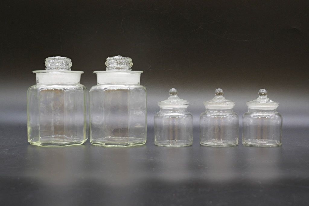 アンティークドールヘッドとガラス瓶セット 公式】アンティーク家具