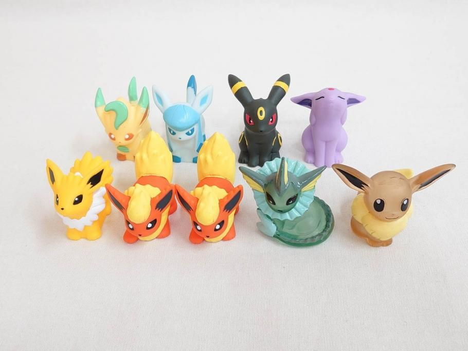 クリア スケルトン ポケモンキッズ 指人形 フィギュア ソフビ 大量