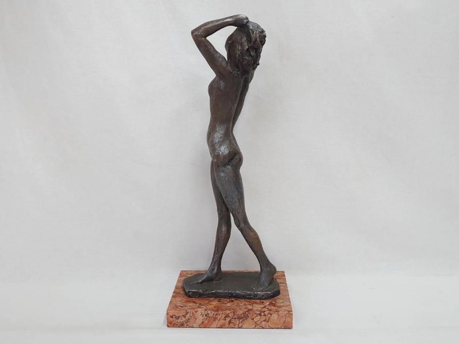 公式】アンティーク家具ラフジュ工房商品詳細ページ無銘 裸婦像 高さ約