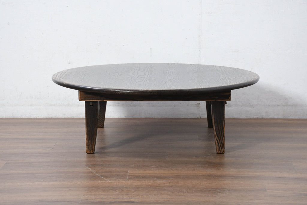 昭和52年物 天然木 玉杢 瘤杢 たまもく こぶもく 座卓 ローテーブル