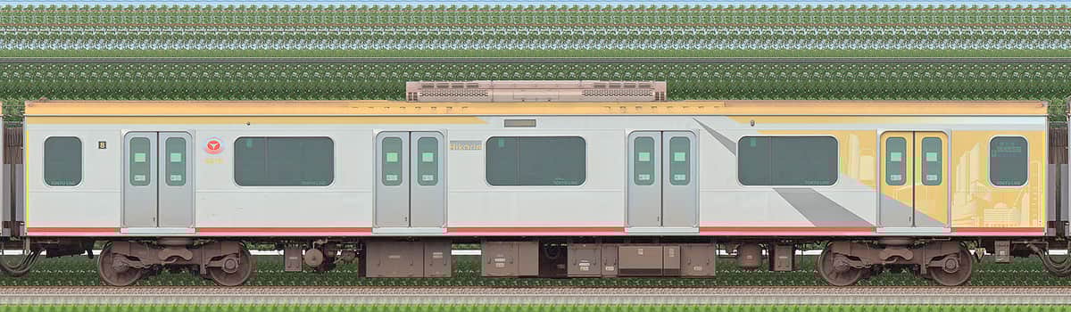 東急5050系4000番台デハ4810「Shibuya Hikarie号」の側面写真