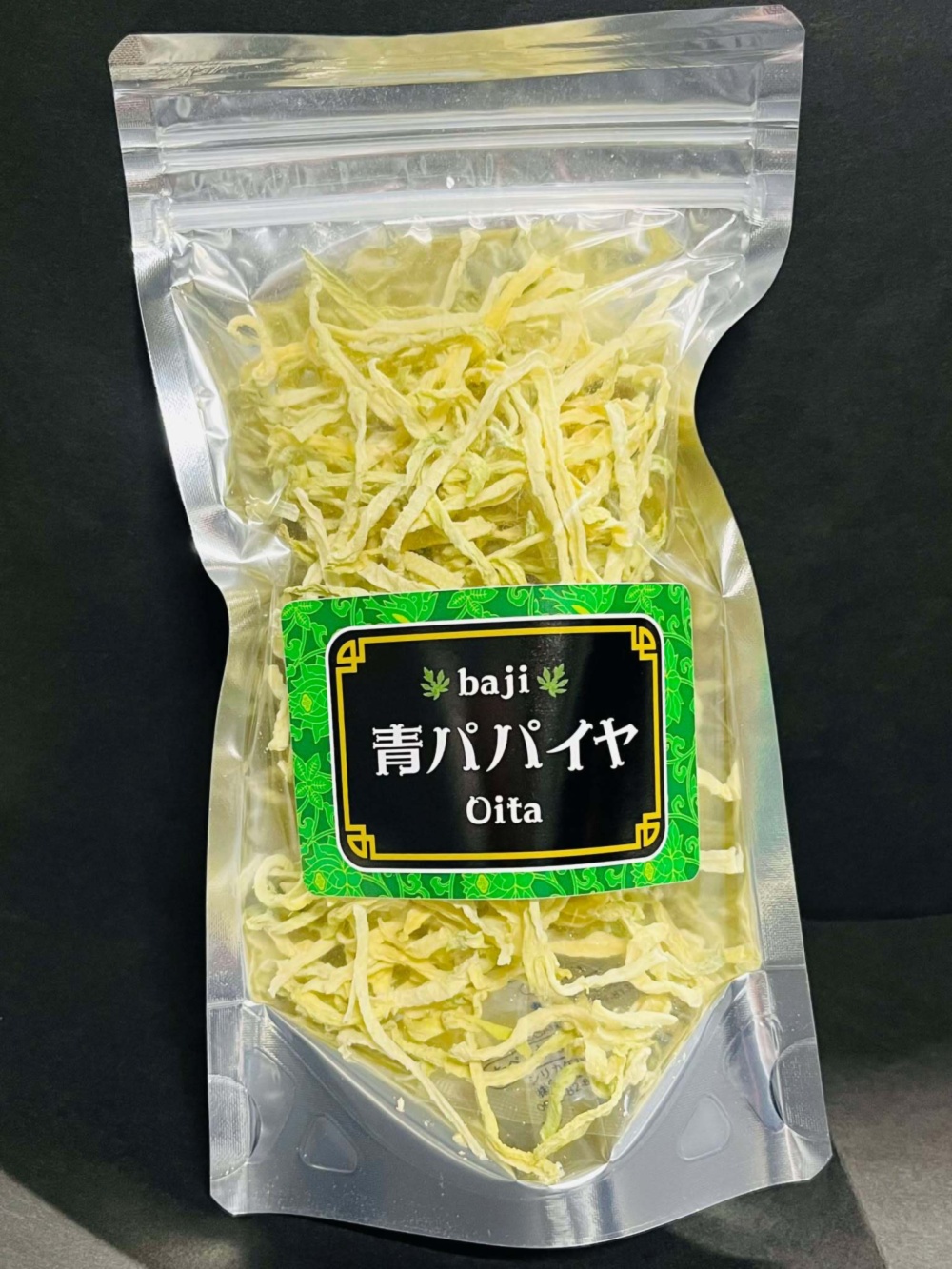 農薬不使用】乾燥青パパイヤ 太目切干タイプ30g｜干し野菜・野菜
