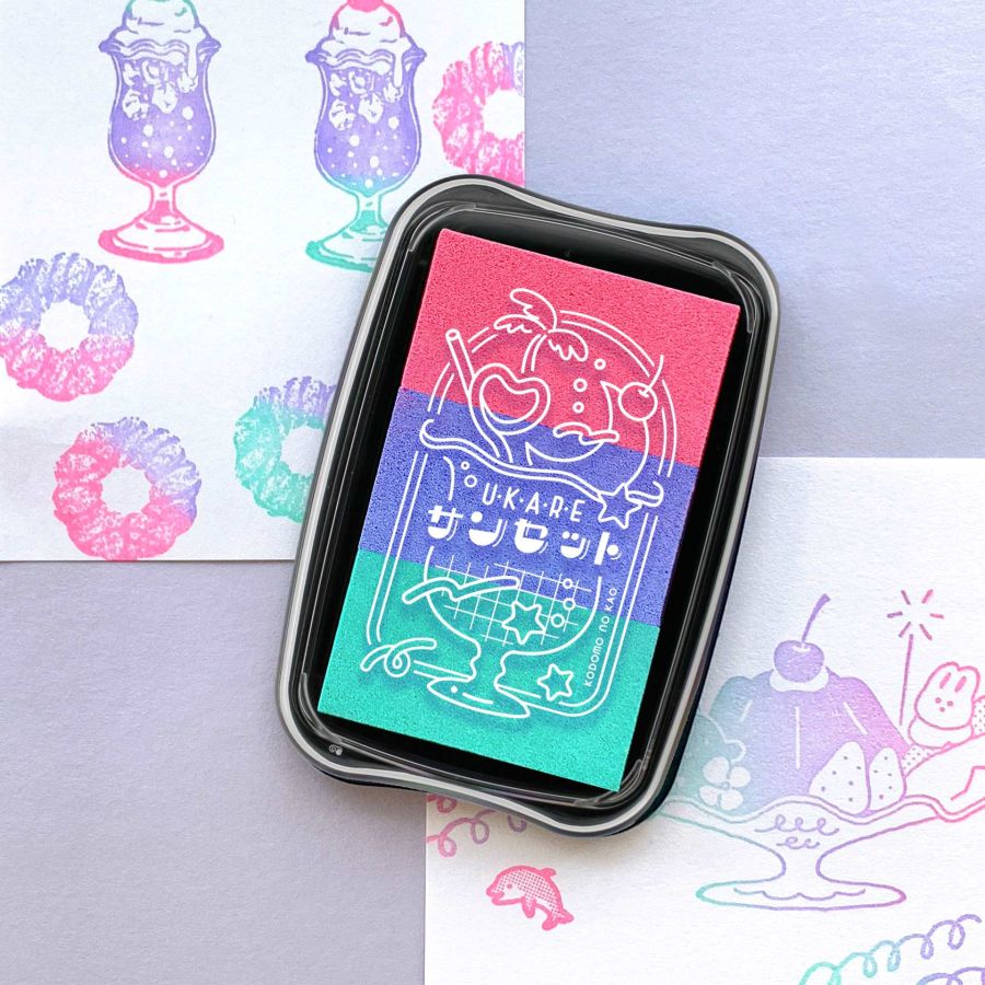 ◇文具女子博2024横浜◇限定公式インク ネオンピンク&シティブルー