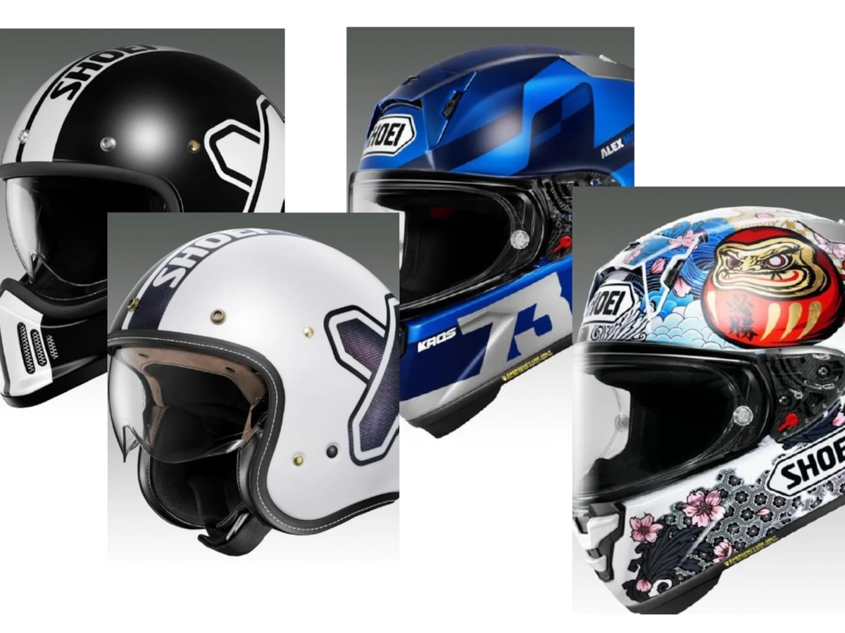 SHOEI 新グラフィック4モデル発売 EX-ZEROとJ・O+に「CROSS LOGO2
