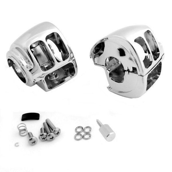 Webike | ヒロチー HIROCHI 0016-06 クローム・スイッチ ハウジング