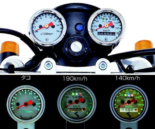 Webike | KITACO キタコ ミニミニスピード＆タコメーターキット エイプ