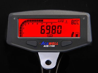 Webike | ACEWELL エースウェル 多機能デジタルメーター (ACE-1100