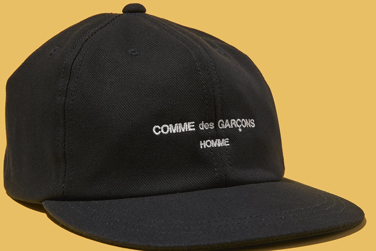 COMME des GARCONS HOMME LOGO CAP黒ギャルソン