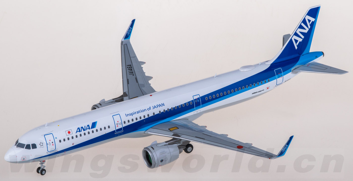 全日空商事 1/144 ANA A321 neo Solid model JC Wings ANA A321neo