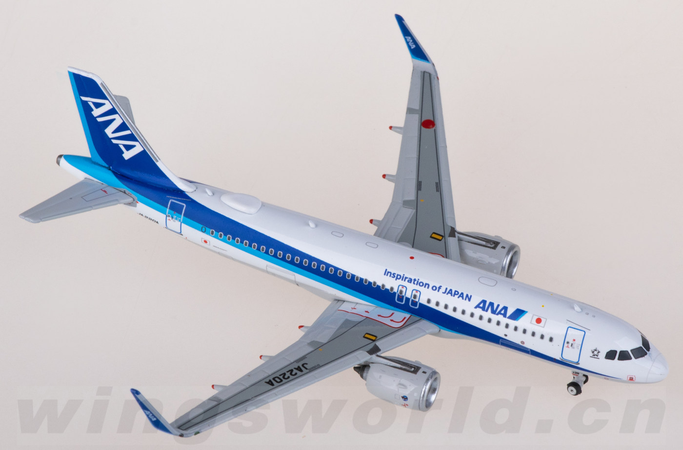 PH04598 ANA Airbus A320neo JA220A Phoenix 1:400 -飞机模型世界