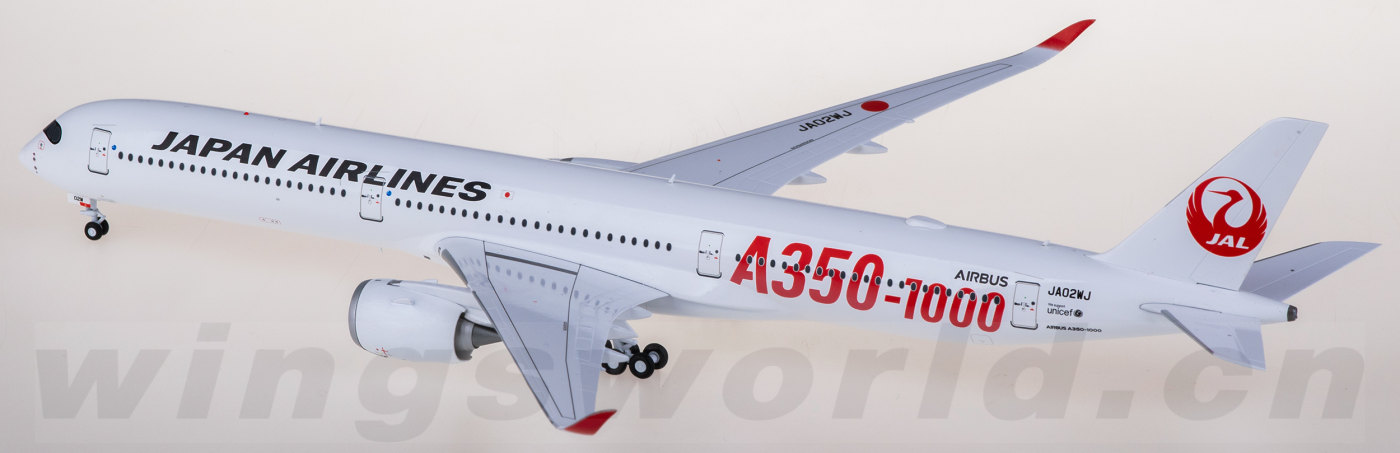 JCWings JAL 日本航空 A350-1000 JA02WJ 1/200 JCwings 1/200 JAL A350
