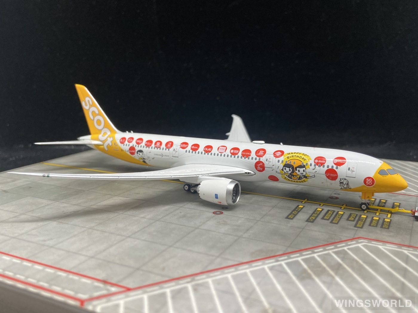 Phoenix B787-9 Scoot 50周年記念 1/400 Phoenix B787-9 Scoot 50周年