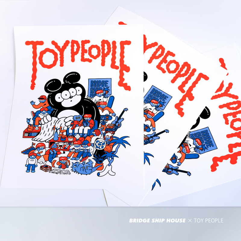 BRIDGE SHIP HOUSE×玩具人10周年記念 BOX SET アート BRIDGE SHIP