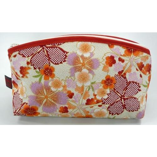 KKP2338-HITTAZAK 二越ちりめん和柄プリント（疋田桜） | 宇仁繊維