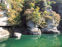 美麗! 峠の岪 へつり 福島県 高精細 プリント 写真 美麗! 峠の岪 へ