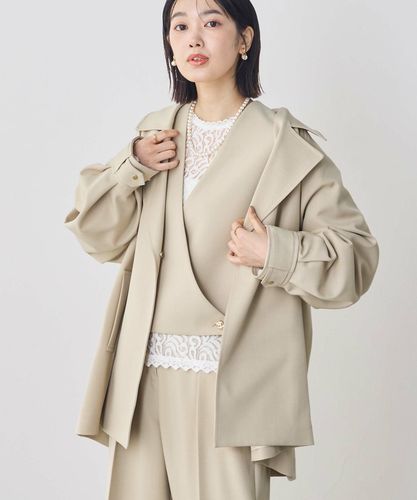 Re Fiinaブークレチェックコート | SEKIMIKI Online