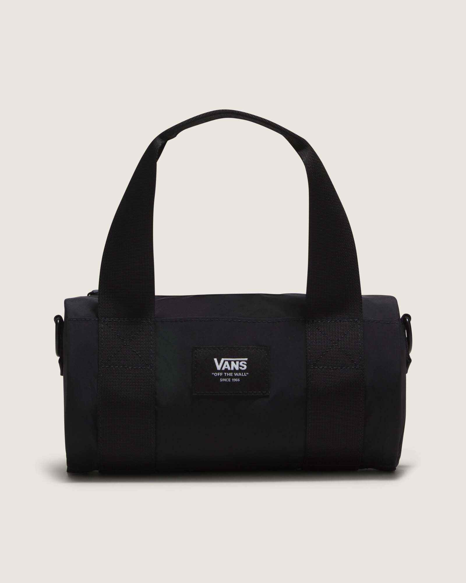 VANS ボストンバッグ 黒 フロントポケット付き VANS ボストンバッグ 黒