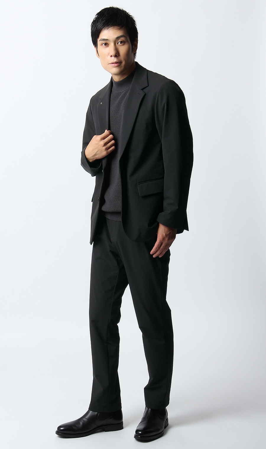 スタイリッシュジャケット《セットアップ着用可》《WEB・一部店舗限定
