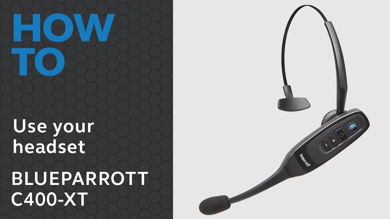 Get started with your BlueParrott C400-XT | BlueParrott Support