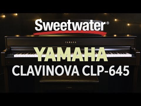 Yamaha Clavinova CLP-645 Digital Upright Piano with Bench