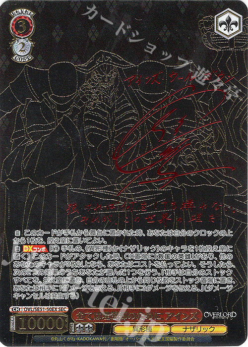 ヴァイスシュヴァルツ オーバーロード 全ては理想郷のために アインズ