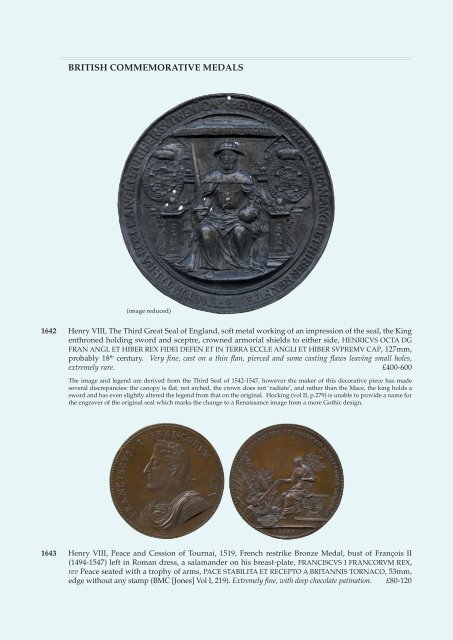 EIMER British Commemorative Medals Book British Commemorative