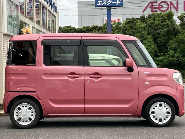 スズキ スペーシア 4WDピンク色 使用感あり