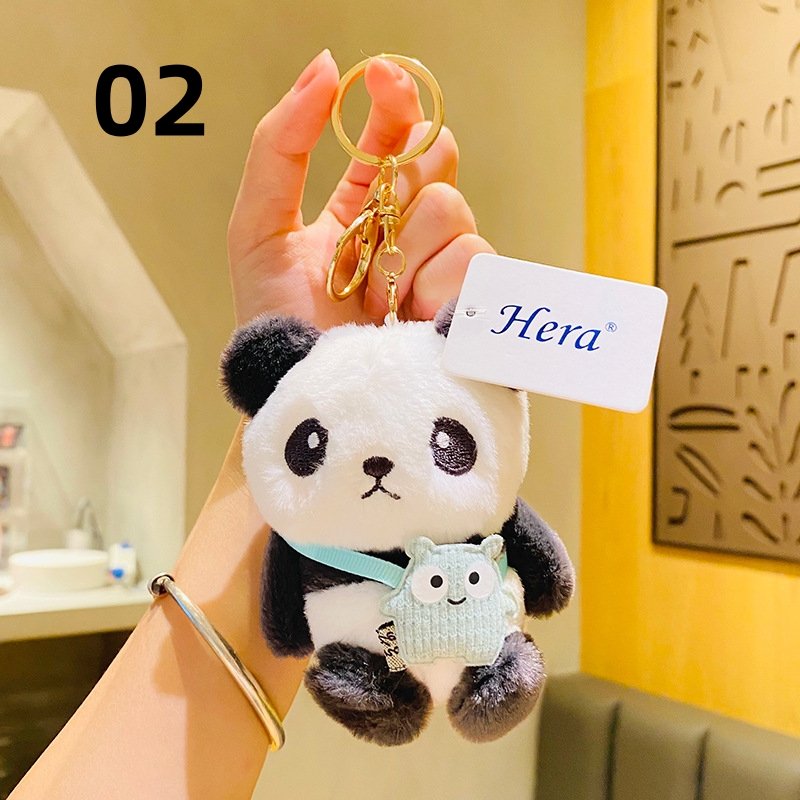パンダのキーホルダー ぬいぐるみ パンダ かわいい 動物 キーチェーン
