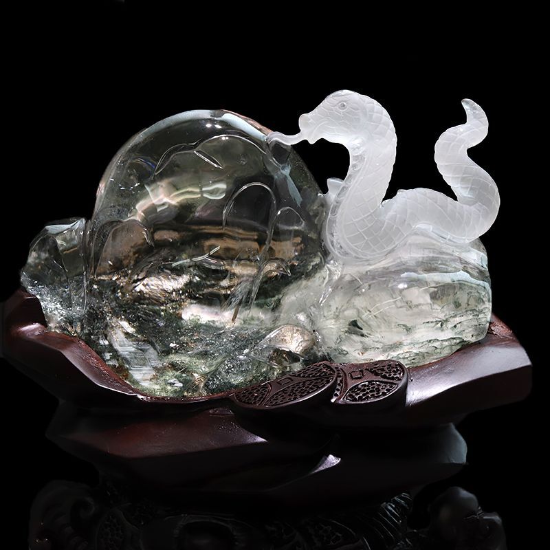 ドームナンシー。クリスタル 白鳥 彫刻 フランス製 ドームナンシー