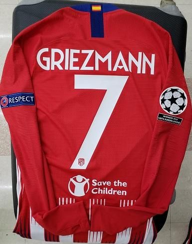 アトレティコマドリード グリーズマン 選手支給用ユニフォーム 支給品