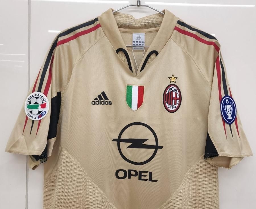 ACミラン（3rd）04/05 マルディーニ＃3 + パッチ2個付き！