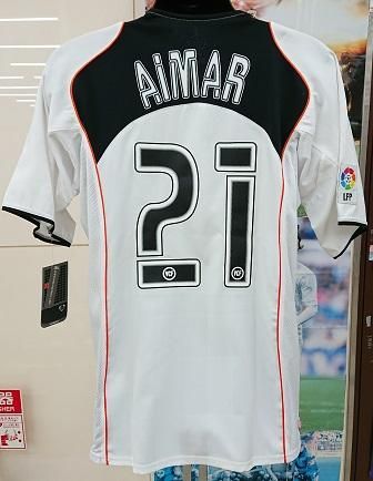 バレンシアCF Aimar 21番 シャツ バレンシアCF】希少05-06期アイマール