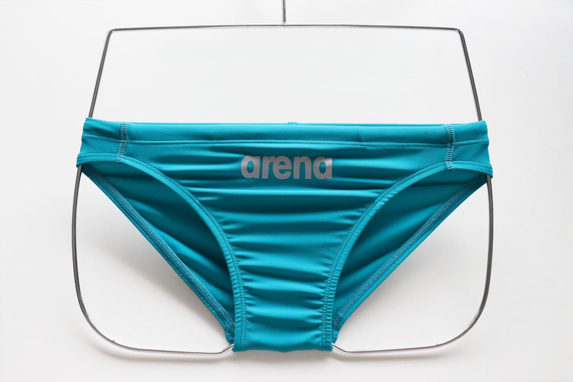 arena】アリーナ メンズリミック フルダルUV 白赤青/サイズM ビキニ 競