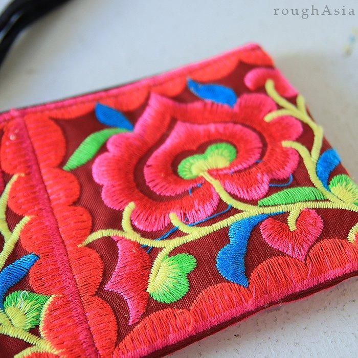 ☆希少 タイ モン族のねんねこ オールド刺繍布 93 ベビーキャリー 山岳民族