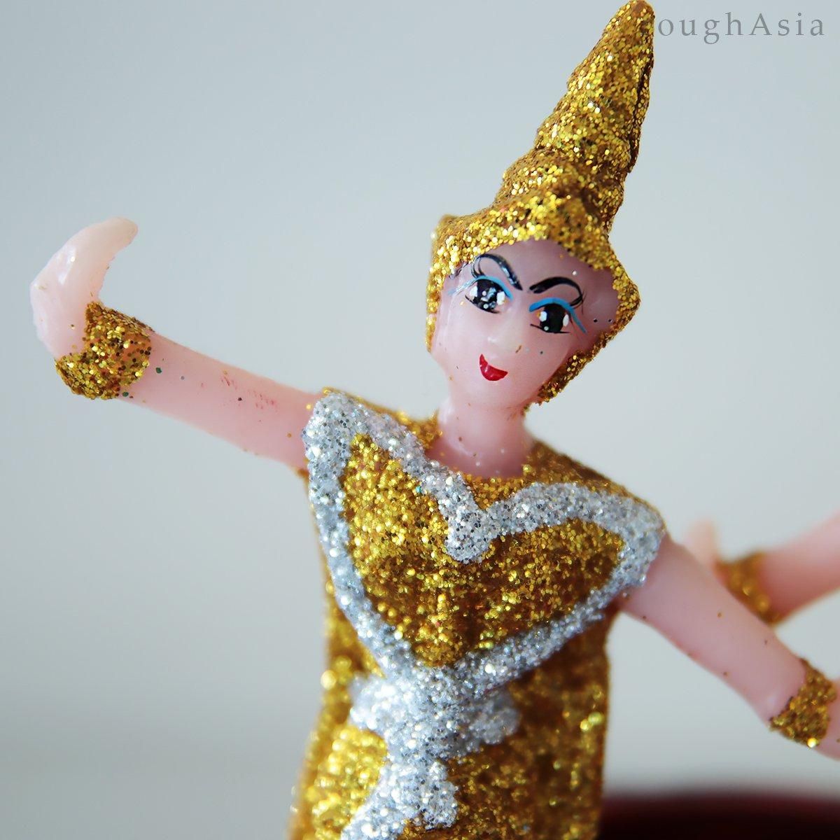 タイ舞踊の人形セット15cm4色｜ラフエイジア アジアの日用品や雑貨小物