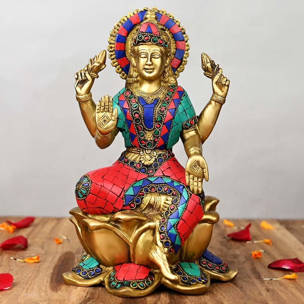 女神像，真鍮製，工藝美術品，高63cm，重9000克。 【公式通販】