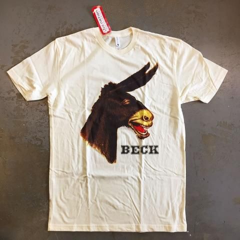 Beck - Jack-Ass DONKEY (Odelay 1996) T-shirt on Vanilla - Bear's