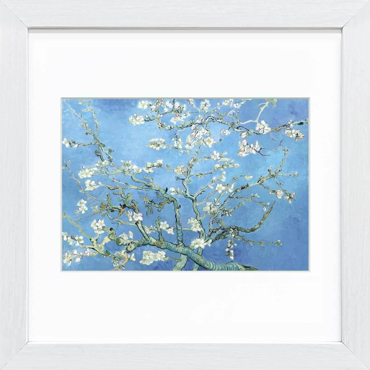 イタリア製 ゴッホ『花咲くアーモンドの木』 額絵 絵画 アート パネル