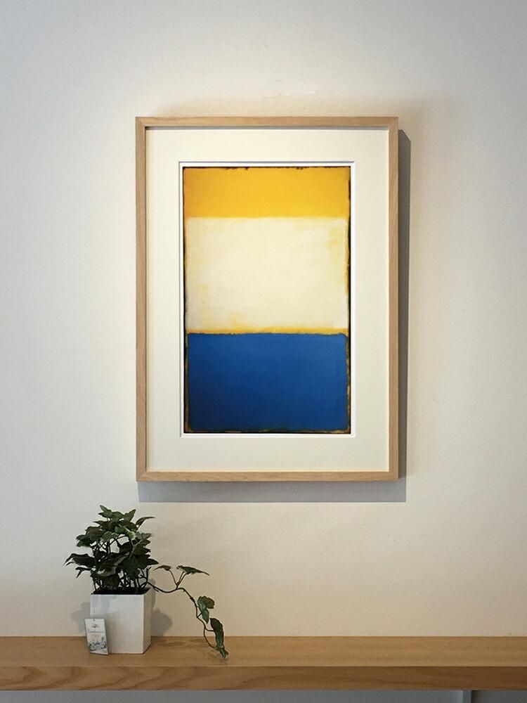 絵画 マーク・ロスコ Yellow, White, Blue Over Yellow on Gray, 1954