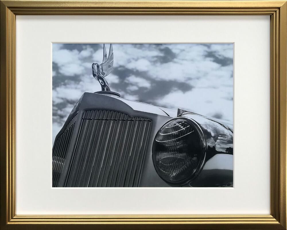 引き取り歓迎 特大 F60号 油彩額縁 黒金 アートフレーム 引き取り歓迎