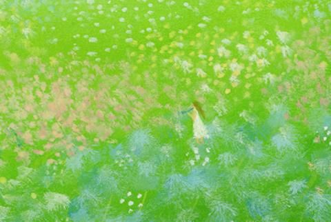 葉祥明「妖精の棲む森」版画リトグラフ 葉祥明「妖精の棲む森」版画