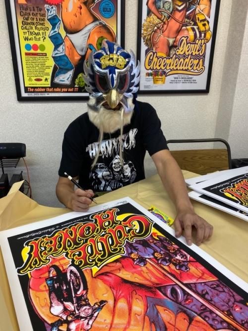 フレーム込み ロッキンジェリービーン キューティーハニーポスター