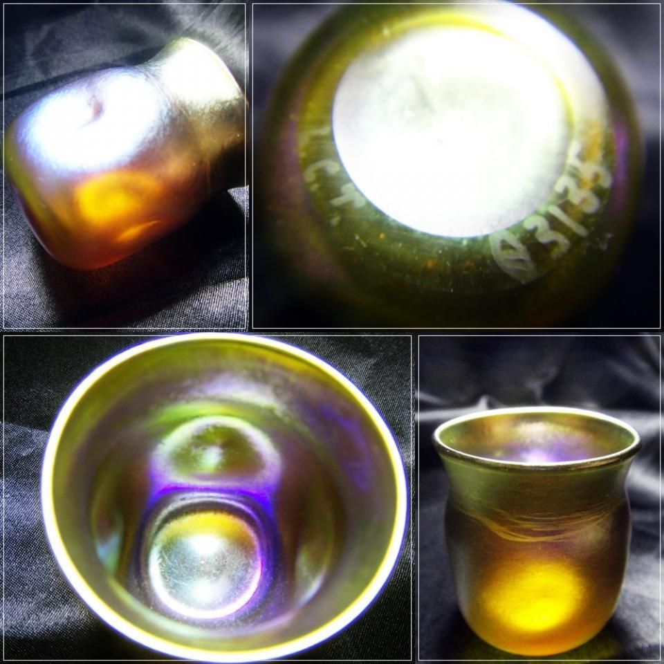 ルイスCティファニー ボウル＆プレート ファブリルガラス おうち美術館