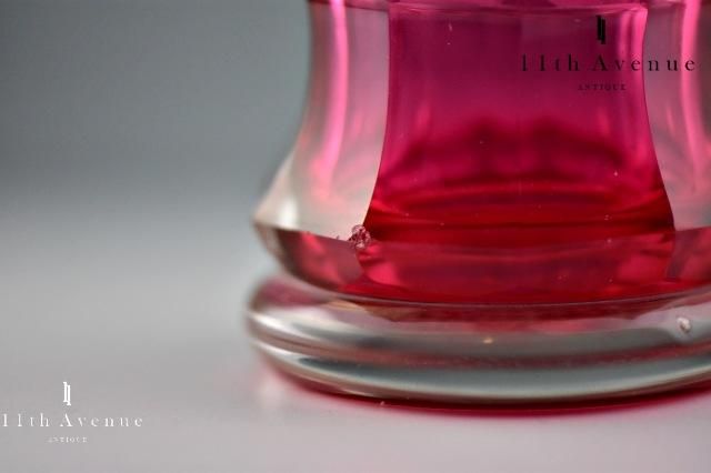 19世紀アンティークBohemian ボヘミアンガラス グラス鹿文