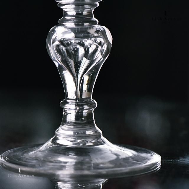 ボヘミア 18世紀キューピッド バロック・グラス - 西洋アンティーク