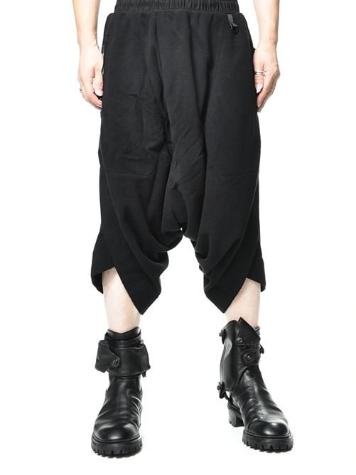 NILøS[ニルズ] Tucked Twisted Crotch Pants タックド ツイステッド