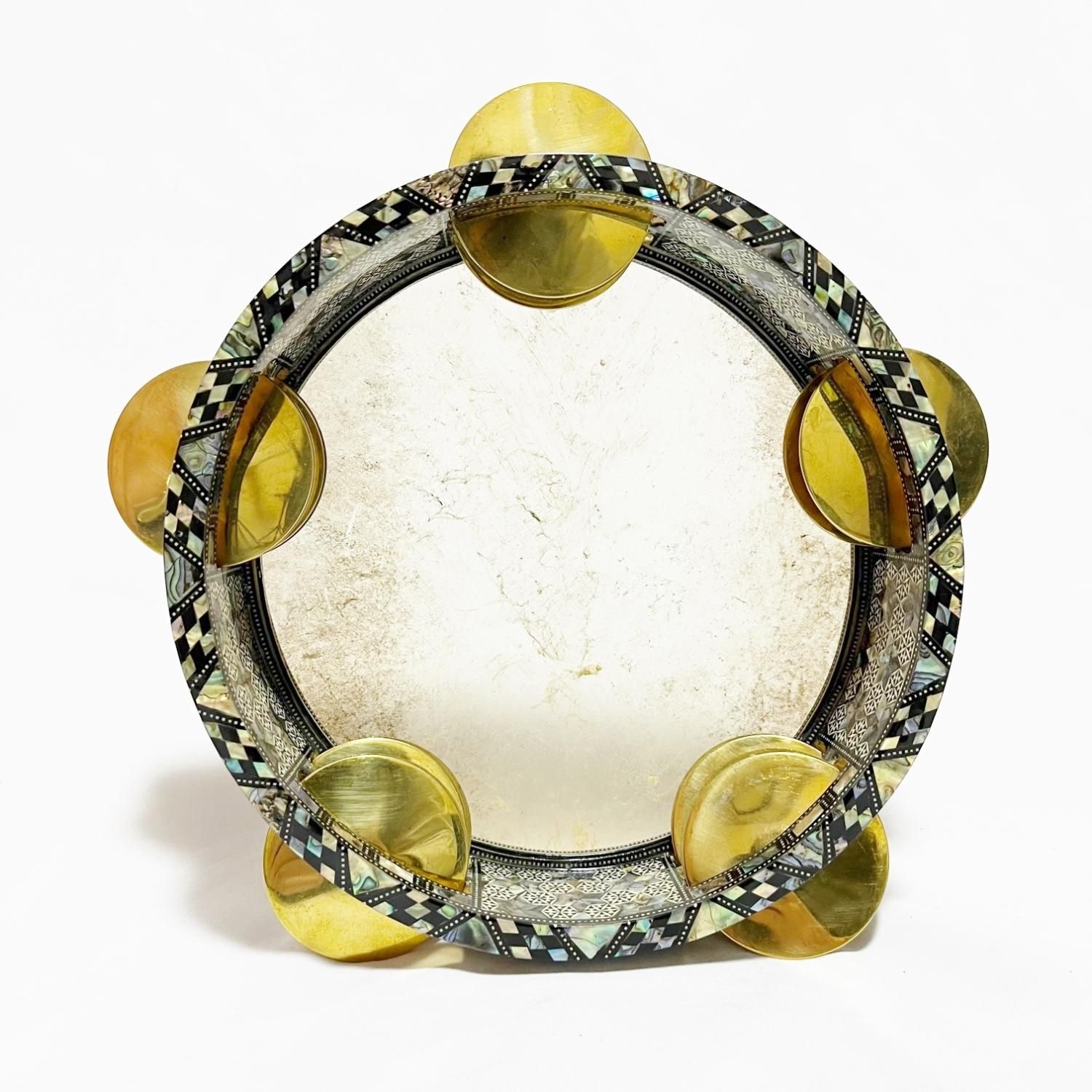 ☆アラブタンバリン レク【魚皮】 Gawharet-Elfan エジプト製 アラブ