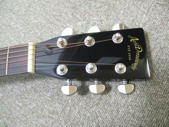 Aria Dreadnought AF-280 BLK リッターケース付き！ - 奈良のギター
