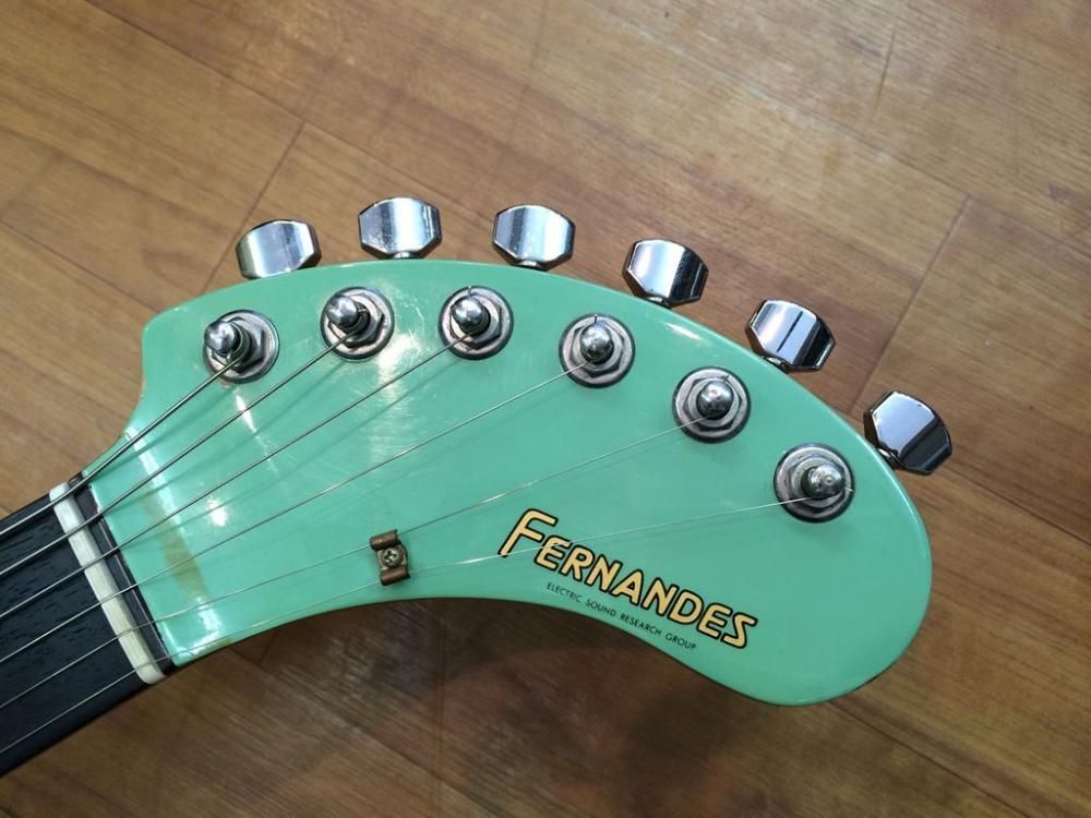 マ*ペ様 FERNANDES エレキギター ミントグリーン FERNANDES エレキ